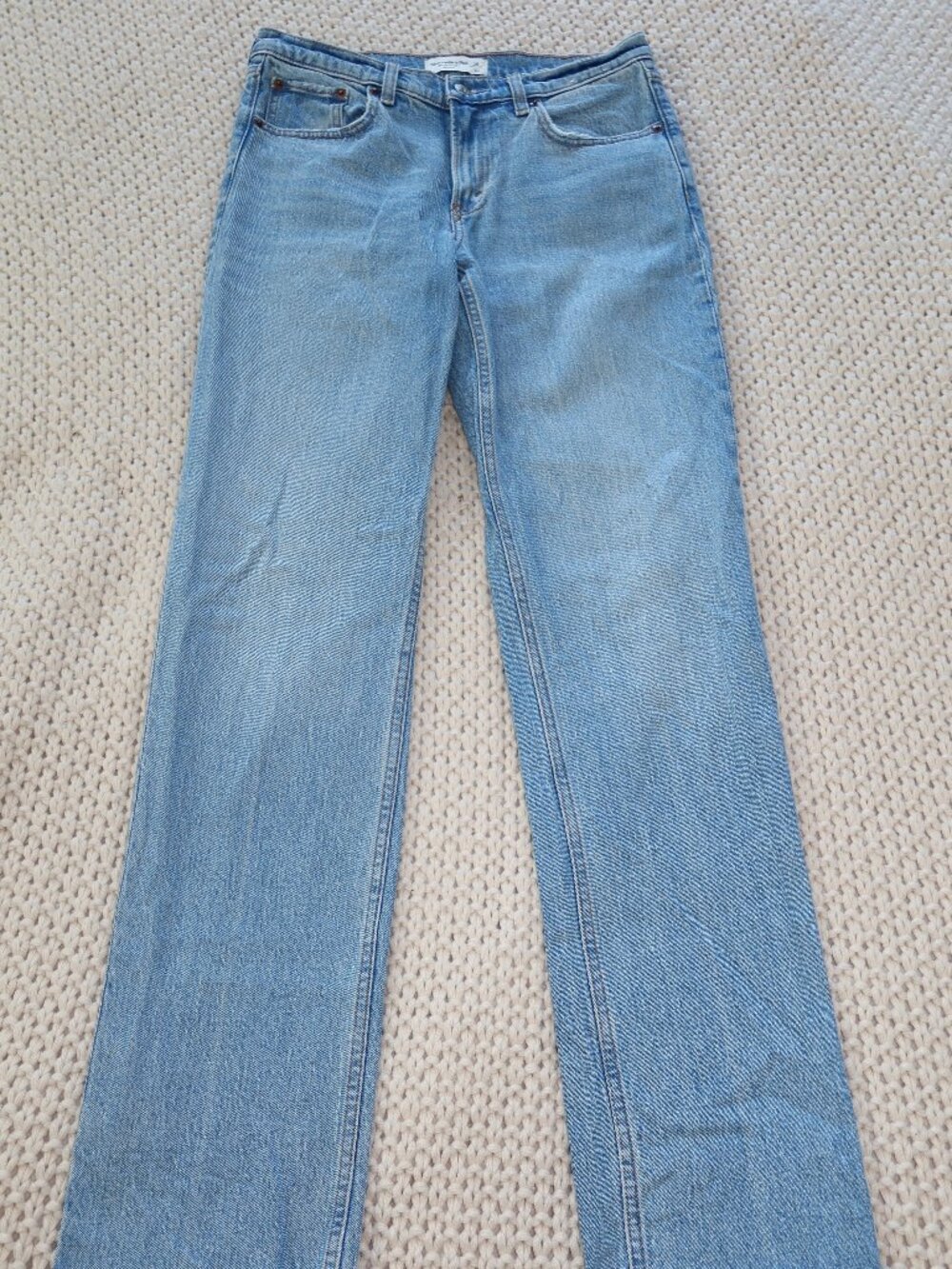 Abercrombie & Fitch The '90s Straight Mid Rise Size 6 (28) Extra Long